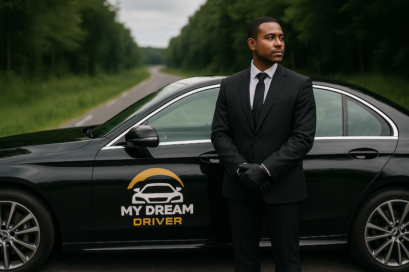 Trajet longue distance chauffeur privé Paris vers l'étranger